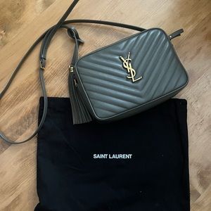 Saint Laurent Lou camera bag Grey